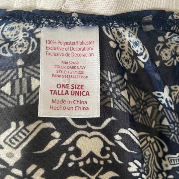 Womens Kimono Cover Up OSFM Tassels Blue Boho Hippie Longline Lagenlook Open - Picture 6 of 8